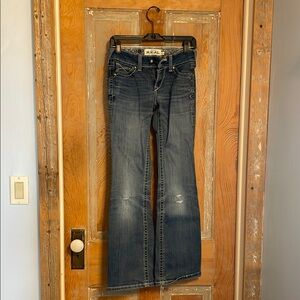 Ariat Real Denim Boot Cut Jeans with Distressed Details